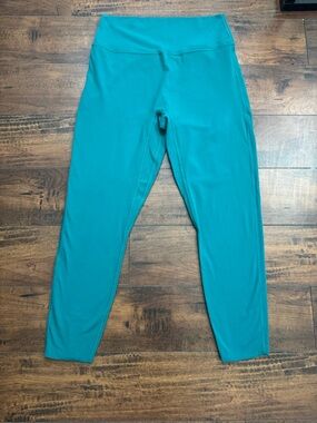 YPB High-Rise Teal Stretch Leggings